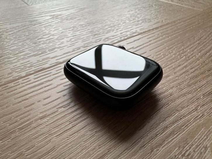 Apple Watch 7 (Midnight) 45mm Wi-Fi + Cellular (AppleCare+), Sieraden, Tassen en Uiterlijk, Smartwatches, Zo goed als nieuw, iOS