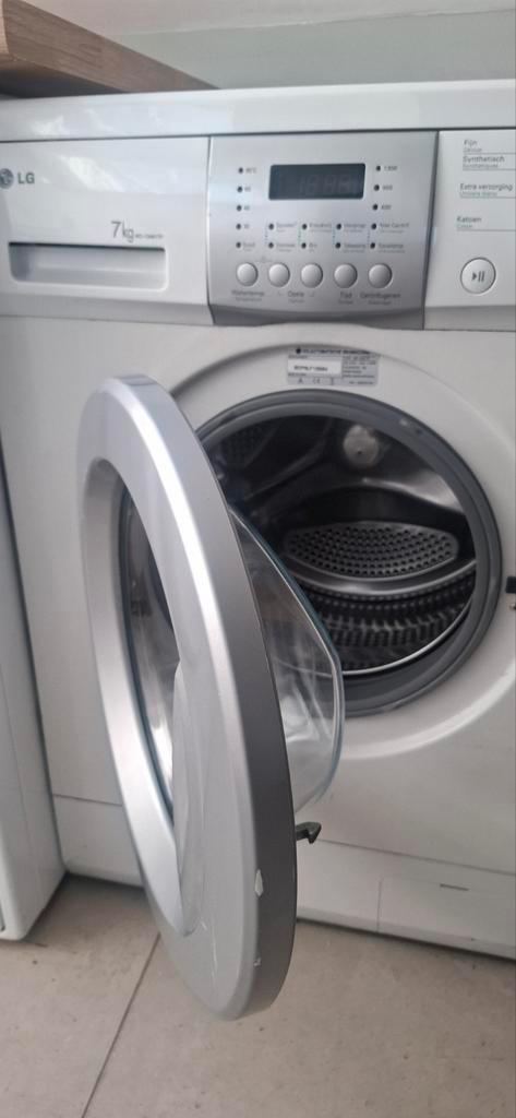 LG WD  Wasmachine - 7kg - Uitstekende Staat, Witgoed en Apparatuur, Wasmachines, Zo goed als nieuw, Voorlader, 6 tot 8 kg, 85 tot 90 cm
