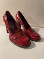 Prada Authentic Red Patent Pumps 37,5 Made in Italy Mint, Dansschoenen, Ophalen of Verzenden, Zo goed als nieuw, Rood