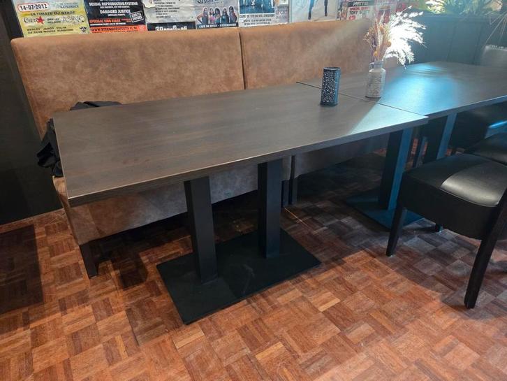 Stijlvolle horeca tafels 80x120 cm – stevig melamine blad, Huis en Inrichting, Tafels | Eettafels, Ophalen