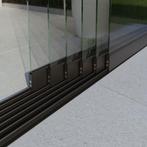 GLAZEN SCHUIFWAND - INCLUSIEF MONTAGE, RAILS EN BTW, Tuin en Terras, Tuinhuizen, Overige materialen, 200 tot 400 cm, 3 ramen of meer