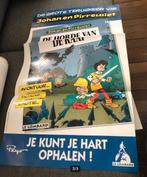 johan en pirrewiet de horde van de raaf poster , ddisp, Eén stripboek, Ophalen of Verzenden, Zo goed als nieuw
