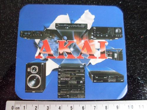 sticker akai logo midi set hifi stereo luidsprekers, Verzamelen, Stickers, Zo goed als nieuw, Merk, Verzenden