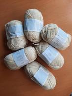 6 Bollen Peer Gynt Wol - Creme/Wit, Hobby en Vrije tijd, Breien en Haken, Ophalen of Verzenden, Nieuw, Breien of Haken, Wol of Garen