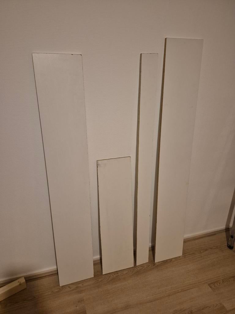 Verschillende meubelpanelen wit, Doe-het-zelf en Verbouw, Platen en Panelen, Ophalen, Gebruikt
