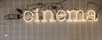 Neon Letters CINEMA MOBILE - Goede Staat, Huis en Inrichting, Verzenden, Gebruikt, Kunststof, Minder dan 50 cm
