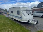Hobby 495 Caravan - Familie Indeling!, Caravans en Kamperen, Caravans, Stapelbed, Hobby, Particulier, 5 tot 6 meter