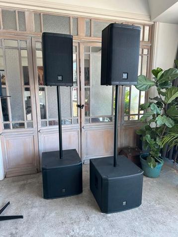 2x Electro Voice EKX15SP & ELX112P actieve PA SET beschikbaar voor biedingen