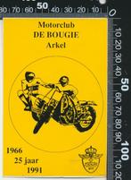 Sticker: Motorcub De Bougie - 25 Jaar - Arkel (2), Verzamelen, Verzenden, Zo goed als nieuw, Auto of Motor