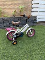 Meisjes fiets klein, Fietsen en Brommers, Ophalen, Zo goed als nieuw, Minder dan 16 inch, Zijwieltjes