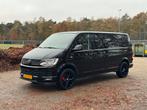 Volkswagen Transporter DSG 2.0 TDI 204pk L2h1 3 Zits Led, Auto's, Bestelauto's, Zwart, 4 cilinders, Volkswagen, 2500 kg