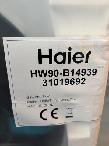 Haier HW90-B14939 Wasmachine - Nieuw! beschikbaar voor biedingen