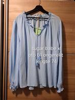 Sugar babe blouse top xl licht blauw, Sugar babe, Blauw, Maat 46/48 (XL) of groter, Nieuw