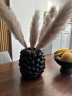 Zwarte framboos vaas 28 cm hoog, Huis en Inrichting, Woonaccessoires | Vazen, Ophalen, Zo goed als nieuw, Zwart, Minder dan 50 cm