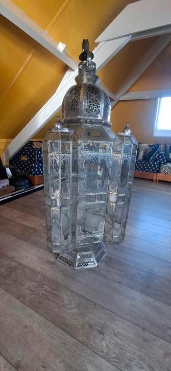 Fantastische grote lantaarn met historie, Huis en Inrichting, Lampen | Overige, Gebruikt, Ophalen