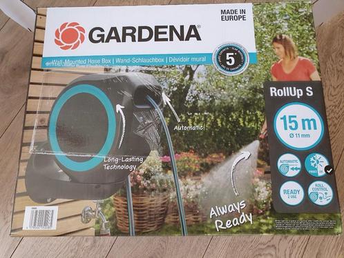 GARDENA  Roll-upS wandslangen box 15m, Tuin en Terras, Tuinslangen, Zo goed als nieuw, Verzenden