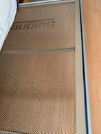 Metalen eenpersoonsbed, Ophalen, Gebruikt, 90 cm, Eenpersoons