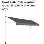 KLEMLUIFEL / ZONWERING 350 x 125 x 200 - 300 cm, Ophalen, Nieuw, Knikarmscherm