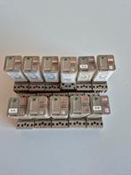 11x kuhnke 24vdc relais inc voet, Ophalen of Verzenden, Gebruikt