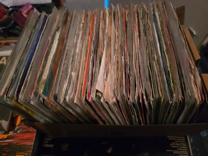 Singeltjes 7" 45 rpm vinyl allerlei genres, Cd's en Dvd's, Vinyl | Overige Vinyl, Gebruikt, Overige formaten, Ophalen