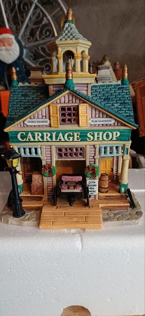 Carriage shop lemax retired, Diversen, Kerst, Zo goed als nieuw, Ophalen of Verzenden