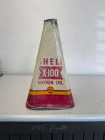 Oud SHELL triangel olie blik, Verzamelen, Merken en Reclamevoorwerpen, Gebruikt, ., ., .
