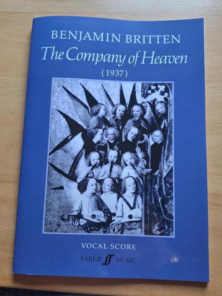 Benjamin Britten Company of Heaven, Muziek en Instrumenten, Bladmuziek, Nieuw, Artiest of Componist, Klassiek, Zang, Ophalen of Verzenden