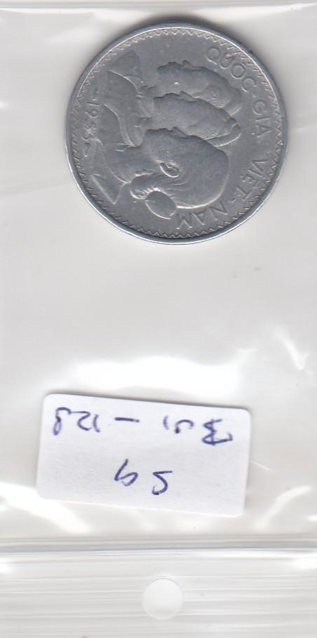 S9-B01-0128 Vietnam South 20 Su VF+ 1953 KM2, Postzegels en Munten, Munten | Azië, Zuidoost-Azië, Verzenden