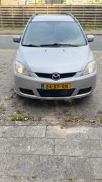 Mazda 5 1.8 2007 Grijs, Auto's, 74 €/maand, 1370 kg, 4 cilinders, Overige bekleding