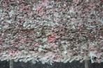 Vloerkleed ENJOY Shaggy hoogpolig roze bruin creme 200x290