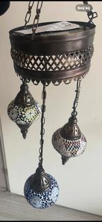 Mozaïek hanglamp met 3 armen, Ophalen, Nieuw, Glas, Marrakech