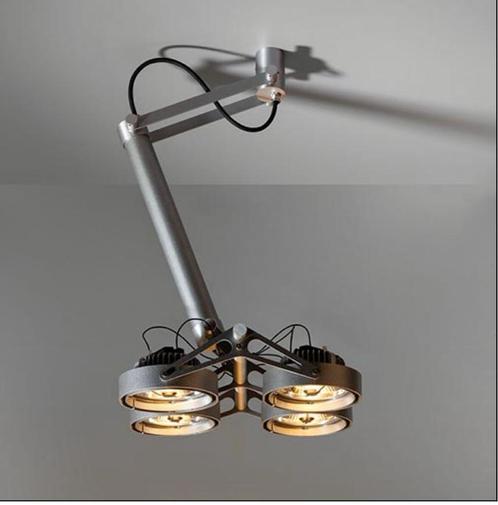Modular Nomad 4x AR111 aluminium incl. base flange, Huis en Inrichting, Lampen | Plafondlampen, Zo goed als nieuw, Ophalen of Verzenden