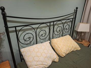 Ikea Noresund tweepersoonsbed + Lattenbodems 160x200 - afbeelding 3