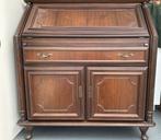 mooie antieke secretaire met leer ingelegd schrijfblad, Huis en Inrichting, Kasten | Secretaires, Ophalen, Gebruikt, Klassiek