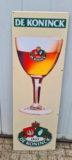 De Koninck emaille reclamebord 1.50cm bij 50cm, Ophalen, Gebruikt, Reclamebord