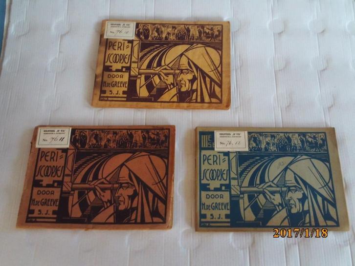 3 periscoopjes - h. de greeve s.j., Antiek en Kunst, Antiek | Boeken en Bijbels, Ophalen of Verzenden