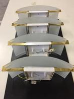 4 x Wandlamp CARPYEN S.A. Design Vintage - Jaren 70 - Spaans, Huis en Inrichting, Lampen | Wandlampen, Ophalen, Gebruikt, Glas