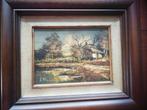 Olieverf schilderij R. Theunissen, Antiek en Kunst, Ophalen of Verzenden