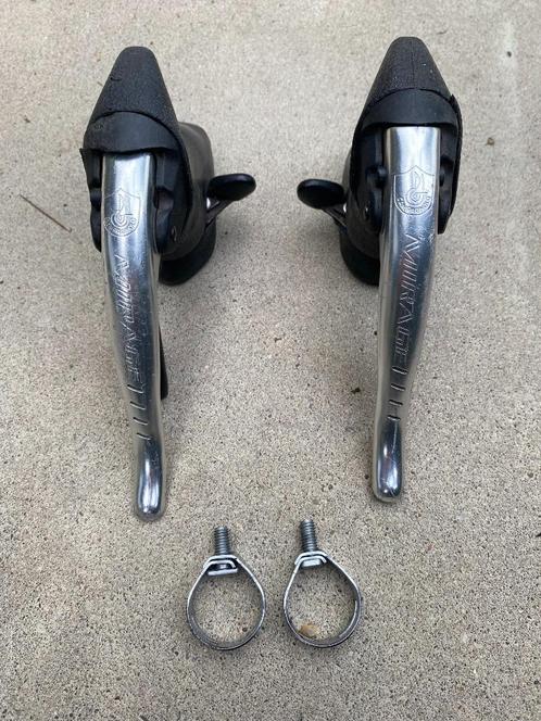 Te koop: Campagnolo Mirage shifters remhendels, Fietsen en Brommers, Fietsonderdelen, Gebruikt, Racefiets, Overige typen, Ophalen of Verzenden