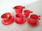 Poppenservies rood kunststof 16 delig, Verzamelen, Ophalen of Verzenden, Gebruikt, Accessoires