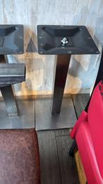 Rvs tafelpoot, Ophalen, Minder dan 55 cm, Gebruikt, Metaal of Aluminium