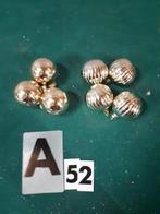 52/a kunststof kerstballen zilver 7 stuks, Ophalen of Verzenden