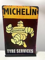 Michelin metalen reclamebord / wandbord (Old Look), Verzamelen, Merken en Reclamevoorwerpen, Nieuw, Reclamebord, Ophalen of Verzenden