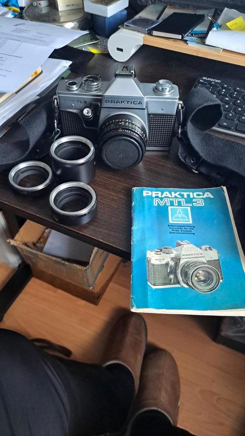 Praktica MTL 3 Analoge Camera Set, Audio, Tv en Foto, Fotocamera's Analoog, Gebruikt, Spiegelreflex, Overige Merken, Ophalen of Verzenden