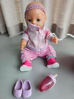 baby born pop vlinder, Kinderen en Baby's, Speelgoed | Poppen, Ophalen of Verzenden, Gebruikt, Babypop