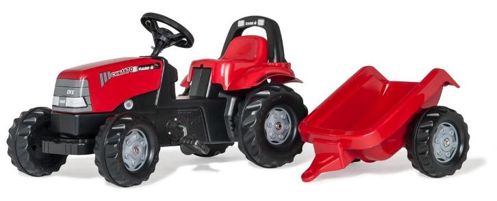 ROLLYKID CASE incl aanhanger traptraktor traptrekker, Kinderen en Baby's, Speelgoed | Buiten | Voertuigen en Loopfietsen, Nieuw