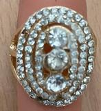 ring met strass steentjes ( nieuw), Ophalen of Verzenden, Nieuw, Overige materialen