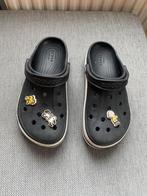 Crocs zwart maat 7 (40/41) met jibbitz, Crocs, Jongen of Meisje, Overige typen, Ophalen of Verzenden