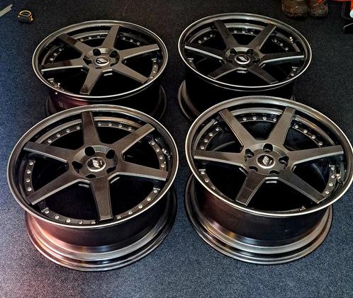 Work Zeast st1 velgen. JDM  19inch. 114,3 8.5 9.5J uniek set, Auto-onderdelen, Banden en Velgen, Velg(en), Zomerbanden, 17 inch