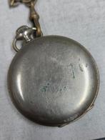 Vintage Enigma Zakhorloge met Ketting, Sieraden, Tassen en Uiterlijk, Antieke sieraden, Ophalen of Verzenden